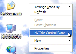 Graphics card settings