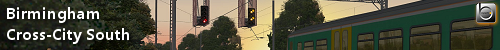 Railsimroutes.net - Birmingham Cross-City South Project banner